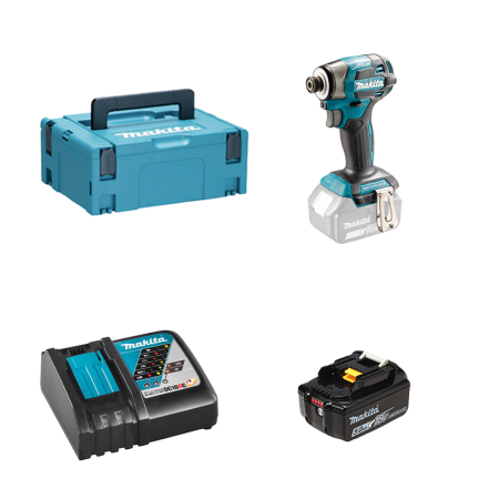 Visseuse à chocs 18V 180 Nm DTD173ZJ + 1 batterie 18V 5 Ah + chargeur DC18RC MAKITA