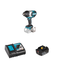 Boulonneuse à chocs 1/2" 18V 1050 Nm DTW1004Z + 1 batterie BL1850B 18V 5 Ah + 1 chargeur rapide DC18RC MAKITA