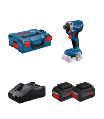Visseuse à chocs GDR 18V-215 + 2 batteries Procore 18V 8 Ah + 1 chargeur GAL 18V-160 BOSCH