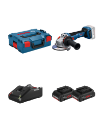 Meuleuse Ø125 mm GWS 18V-11 S + 2 batteries ProCore 18V 4 Ah + Chargeur GAL 18V-40 BOSCH