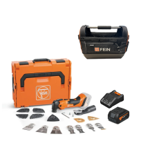 Pack Multimaster AMM 500 Plus TOP AS + 1 batterie GBA 18V 4 Ah AS + chargeur GAL 18V-160 AS + Click Bag FEIN