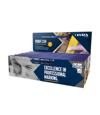 Lot de 100 Crayons de charpentier 24cm 334 PROFI Bois humide LYRA
