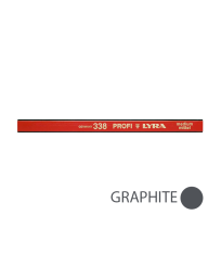Crayon de charpentier universel 18cm 338 PROFI HB LYRA