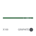 Lot de 100 Crayons de maçon 30cm 330 BASIC 8H rectangulaire LYRA