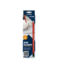 Lot de 12 Crayons universel 2B 24cm ORLOW CELLUGRAPH 1174 LYRA