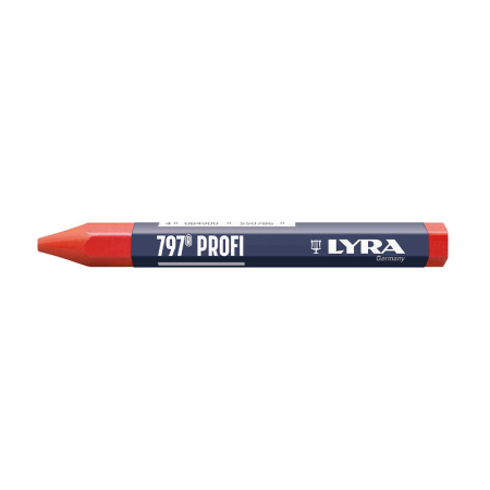 Lot de 12 Craies de marquage à l'huile 795 BASIC Rouge LYRA