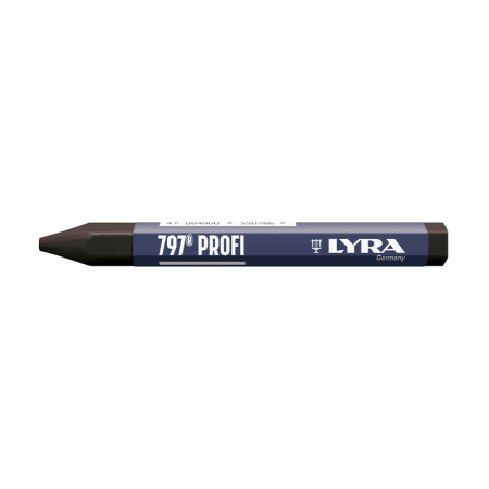 Lot de 12 Craies de marquage à l'huile 795 BASIC Noir LYRA
