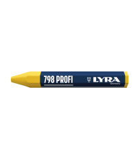 Lot de 12 Craies de marquage à la cire 798 PROFI Jaune LYRA