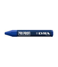 Lot de 12 Craies de marquage à la cire 798 PROFI Bleu LYRA