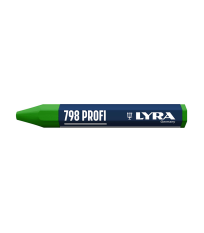 Lot de 12 Craies de marquage à la cire 798 PROFI Vert LYRA