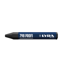Lot de 12 Craies de marquage à la cire 798 PROFI Noir LYRA