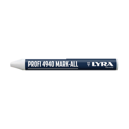 Lot de 12 Craies universelles pour pneu PROFI 4940 MARK-ALL Blanche LYRA