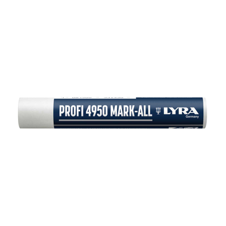 Lot de 12 Craies universelles pour pneu PROFI 4950 MARK-ALL Ø15 Blanche LYRA