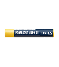 Lot de 12 Craies universelles pour pneu PROFI 4950 MARK-ALL Ø15 Jaune LYRA