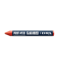 Lot de 12 Craies de marquage à la cire PROFI 4960 Rouge LYRA