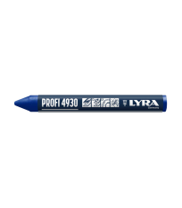 Lot de 12 Craies de marquage à la cire PROFI 4960 Bleu LYRA