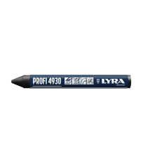Lot de 12 Craies de marquage à la cire PROFI 4960 Noir LYRA