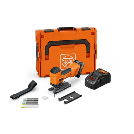 Scie sauteuse F-IRON JIG 26 AS + 1 batterie ProCore 18V 4 Ah AS + 1 chargeur GAL 1880 CV AS FEIN