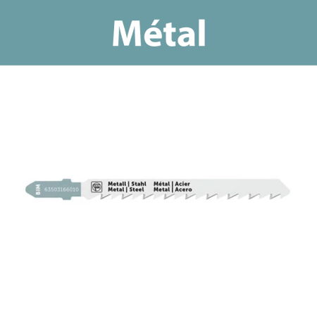 Lames de scie sauteuse Métal BIM 75 T1.2 MS SC FEIN