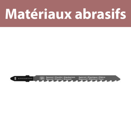Lame de scie sauteuse Matériaux abrasifs HM 75 T4.3 SPDW SC FEIN