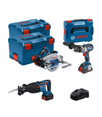 Pack 3 outils 18V (GSB 18V-110C + GKS 18V-68GC + GSA 18V-28) BOSCH