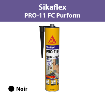 Mastic-colle Sikaflex PRO-11 FC Purform Noir 300ml SIKA