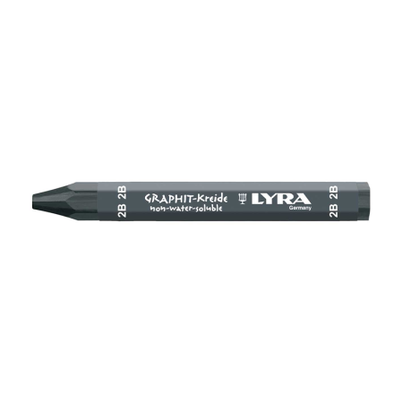 Lot de 12 Craies graphite 120mm 2B PROFI 5620 LYRA