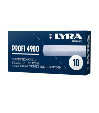 Lot de 10 Craies stéatite PROFI 4900 Métal chaud LYRA