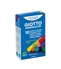 Lot de 10 Craies Multicolores GIOTTO ROBERCOLOR LYRA