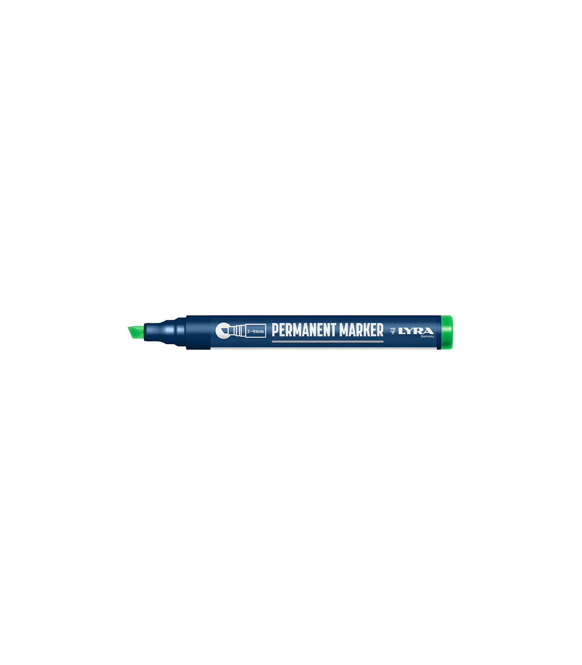 Lot de 10 Marqueurs permanents 2-6mm Vert LYRA