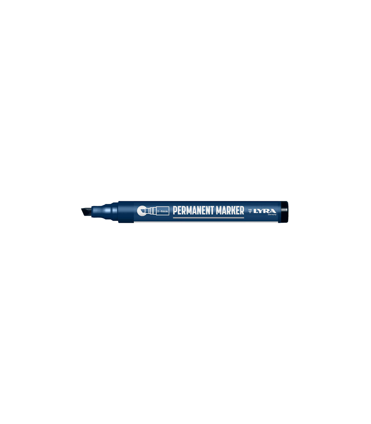 Lot de 10 Marqueurs permanents 2-6mm Noir LYRA
