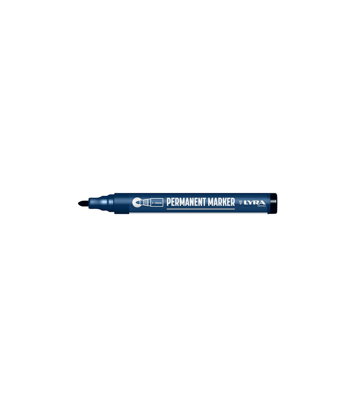Lot de 10 Marqueurs permanents 1-4mm Noir LYRA