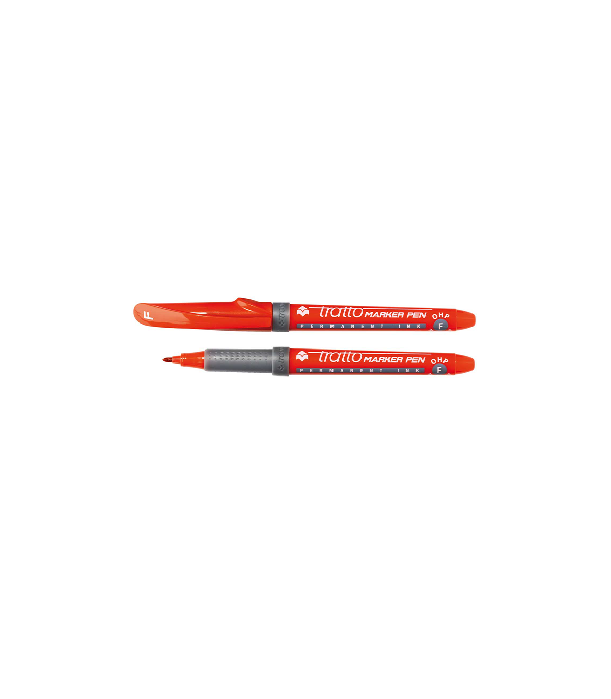 Lot de 8 Marqueurs permanents TRATTO 0,7mm Rouge LYRA