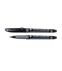 Lot de 8 Marqueurs permanents TRATTO 0,7mm Noir LYRA
