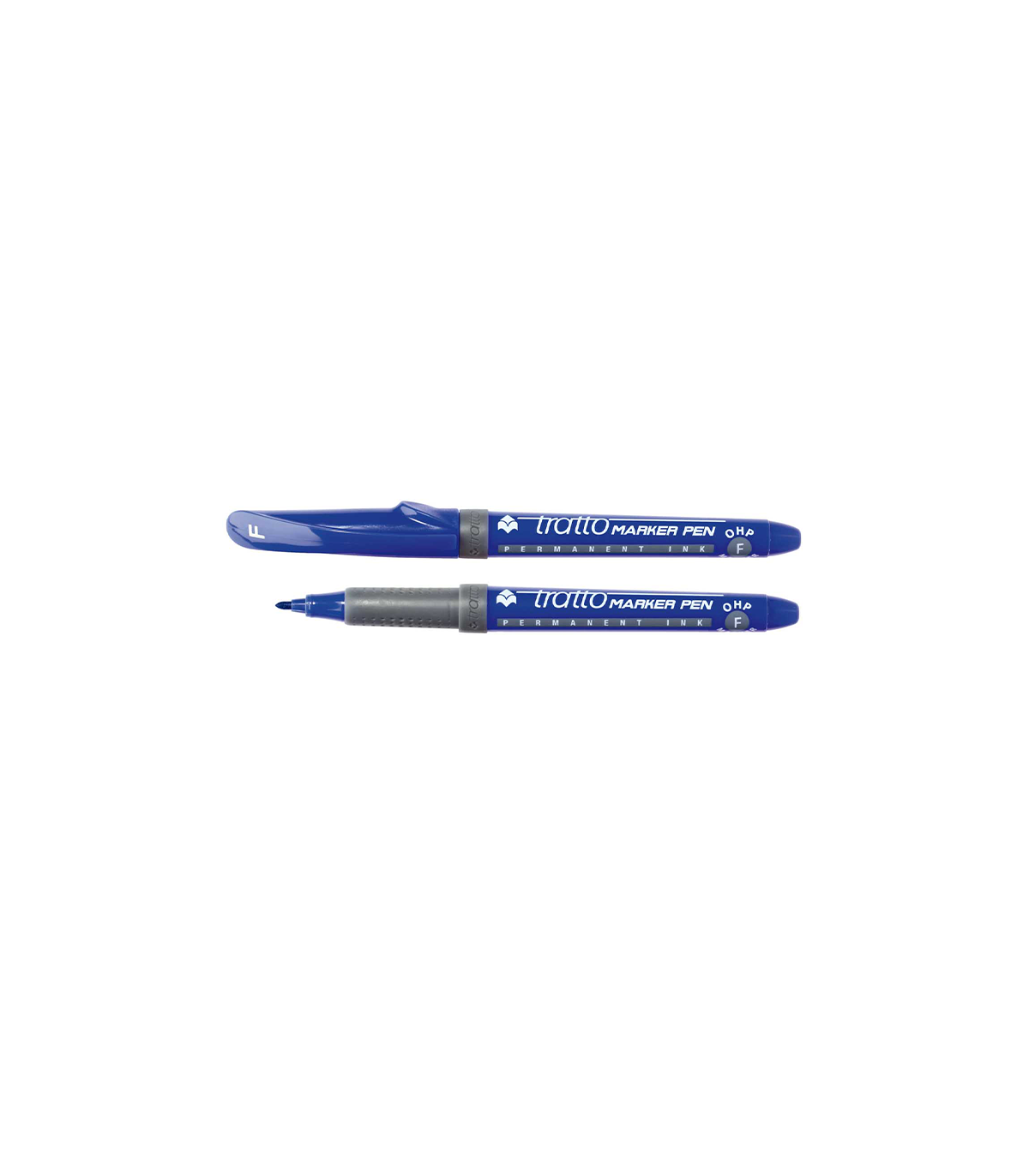 Lot de 8 Marqueurs permanents TRATTO 0,7mm Bleu LYRA