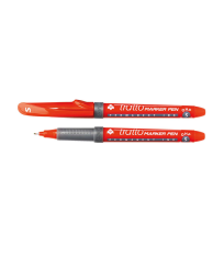 Lot de 8 Marqueurs permanents TRATTO 0,5mm Rouge LYRA