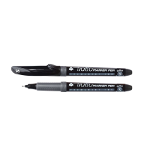 Lot de 8 Marqueurs permanents TRATTO 0,5mm Noir LYRA