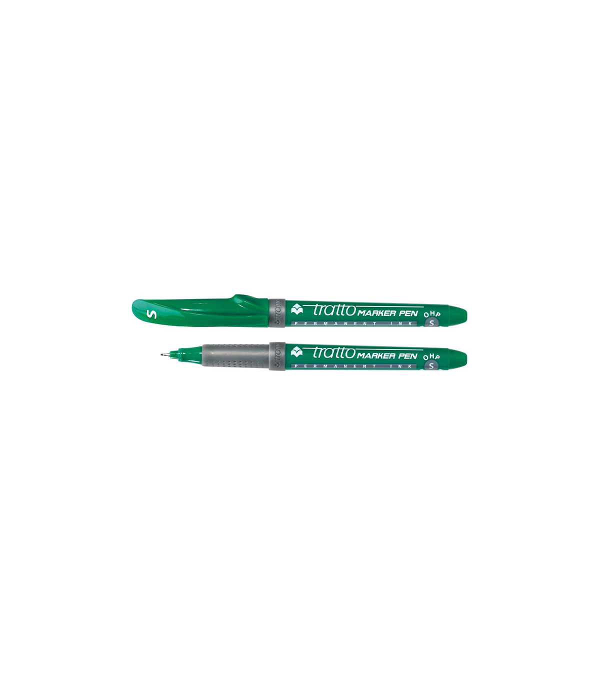 Lot de 8 Marqueurs permanents TRATTO 0,5mm Vert LYRA