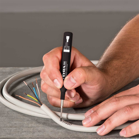 Marqueur permanent pour trous profonds Noir LYRA INK
