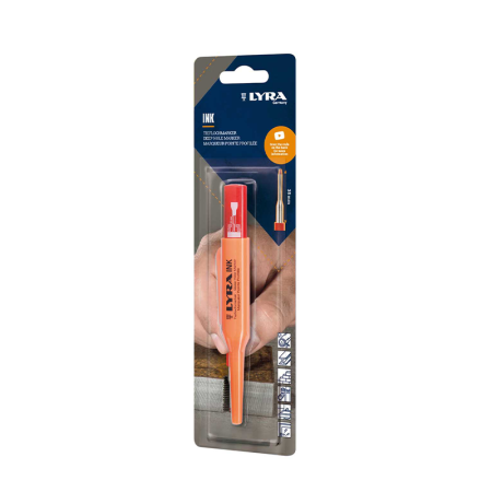 Marqueur permanent pour trous profonds Rouge LYRA INK