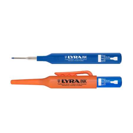 Marqueur permanent pour trous profonds Bleu LYRA INK