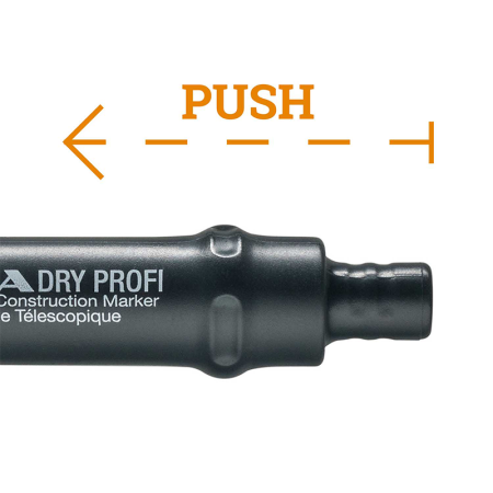 Portemine de chantier avec mine graphite LYRA DRY