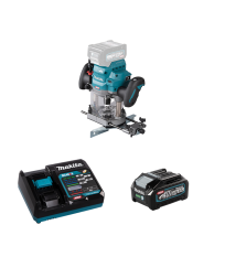 Défonceuse 40V Ø12mm RP001GZ + 1 batterie 40V 4 Ah + chargeur rapide DC40RA MAKITA
