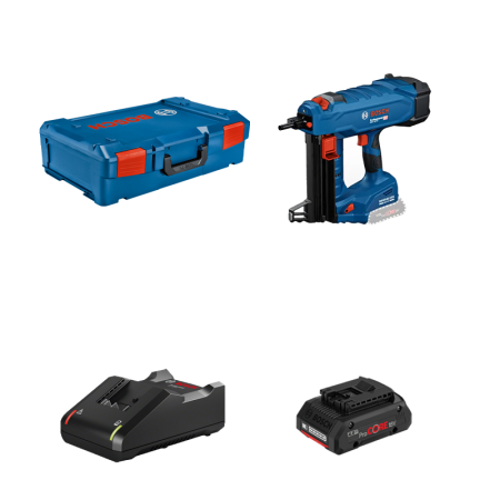 Cloueur à béton GNB 18V-40 + 1 batterie ProCore 18V 4 Ah + Chargeur GAL 18V-40 BOSCH