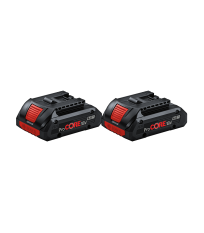 Pack de 2 batteries ProCORE 18V 4 Ah BOSCH