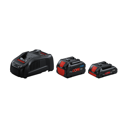 Pack 1 batterie ProCORE 18V 4 Ah + 1 batterie ProCORE 18V 5,5 Ah + chargeur GAL 1880 CV BOSCH