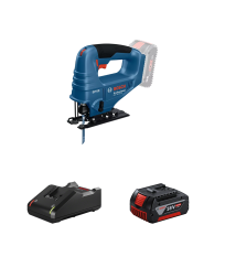 Scie sauteuse GST 18V-95 B + 1 batterie GBA 18V 4 Ah + 1 chargeur GAL 18V-40 BOSCH