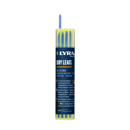 Étui de 12 mines universelles Bleues Ø2,8 x 100 mm LYRA