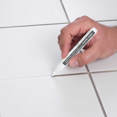 Marqueur fongicide pour joints de carrelage Blanc LYRA
