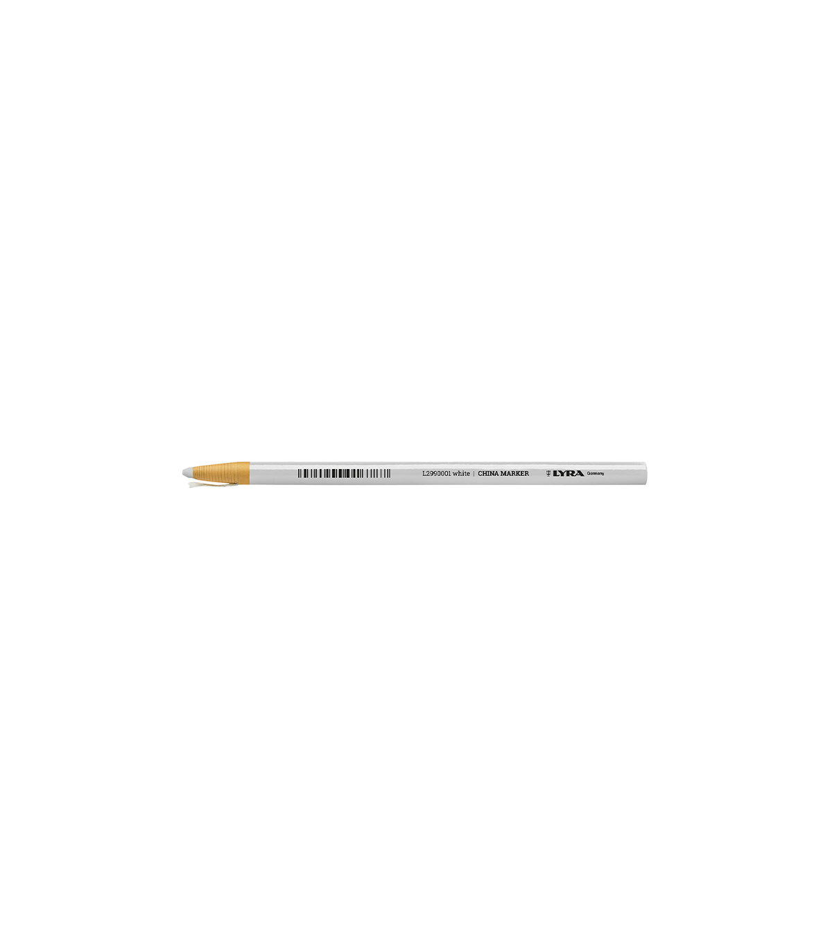 Crayon porcelaine à la cire Blanc CHINA MARKER LYRA